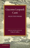 Giacomo Leopardi di Giacomo Leopardi edito da Cambridge University Press