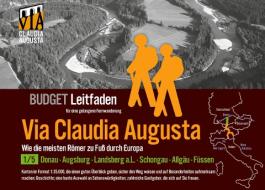 Fern-Wander-Route Via Claudia Augusta 1/5 Budget di Christoph Tschaikner edito da Books on Demand