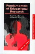 Fundamentals of Educational Research di Garry Anderson edito da Routledge