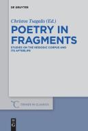 Poetry in Fragments edito da De Gruyter