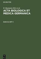 Acta Biologica et Medica Germanica, Band 20, Heft 2, Acta Biologica et Medica Germanica Band 20, Heft 2 edito da De Gruyter