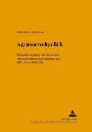 Agrarumweltpolitik di Christiane Ratschow edito da Lang, Peter GmbH