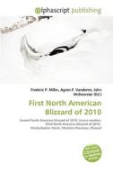 First North American Blizzard Of 2010 edito da Vdm Publishing House