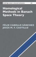 Homological Methods In Banach Space Theory di Felix Cabello Sanchez, Jesus M. F. Castillo edito da Cambridge University Press