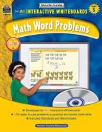 Interactive Learning: Math Word Problems, Grade 5 [With CDROM] di Sara Connolly edito da Teacher Created Materials