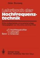 Lehrbuch Der Hochfrequenztechnik di Otto Zinke, Heinrich Brunswig edito da Springer-verlag Berlin And Heidelberg Gmbh & Co. Kg