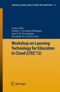 Workshop on Learning Technology for Education in Cloud (LTEC'12) edito da Springer-Verlag GmbH