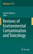Reviews of Environmental Contamination and Toxicology Volume 213 edito da Springer-Verlag GmbH