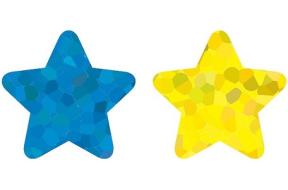 Stars, Multicolor Foil Shape Stickers di Carson-Dellosa Publishing edito da Carson Dellosa Publishing Company