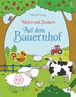 Malen und Stickern: Auf dem Bauernhof di Sam Taplin, Jessica Greenwell edito da Usborne Verlag