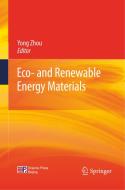 Eco- and Renewable Energy Materials edito da Springer Berlin Heidelberg