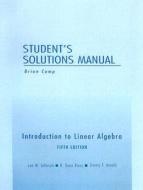 Student Solutions Manual for Introduction to Linear Algebra di Lee W. Johnson edito da Pearson Education (US)
