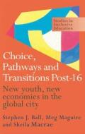 Choice, Pathways And Transitions Post-16 di Stephen J. Ball, Meg Maguire, Sheila Macrae edito da Taylor & Francis Ltd