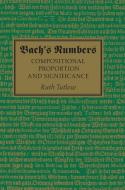 Bach's Numbers di Ruth Tatlow edito da Cambridge University Press