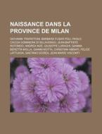 Naissance Dans La Province De Milan: Bar di Livres Groupe edito da Books LLC, Wiki Series