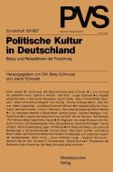 Politische Kultur in Deutschland edito da VS Verlag für Sozialwissenschaften