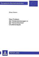 Das Problem der Distanzbindungen in der hierarchischen Clusteranalyse di Elmar Klemm edito da Lang, Peter GmbH