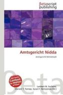 Amtsgericht Nidda edito da Betascript Publishing