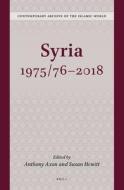Syria 1975/76-2018 edito da BRILL ACADEMIC PUB