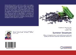 Summer Sesamum di Priyankkumar Dineshbhai Patel, Ajay J. Desai, Priyank D. Patel edito da LAP Lambert Academic Publishing
