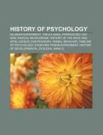 History Of Psychology: Milgram Experimen di Books Llc edito da Books LLC, Wiki Series