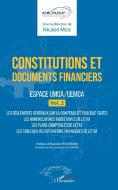 Constitutions et documents financiers Vol 2 Espace UMOA/UEMOA di Nicaise Médé edito da Editions L'Harmattan