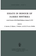 Essays in Honour of Jaakko Hintikka edito da Springer Netherlands