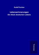 Lebenserinnerungen di Rudolf Eucken edito da TP Verone Publishing
