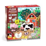 Farm Friends 25 Piece Floor Puzzle With Shaped Pieces di Mudpuppy edito da Galison