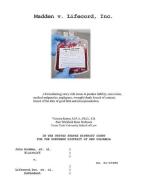 Madden V. Lifecord, Inc.: A Biotechnology Trial di Victoria Sutton edito da Vargas Publishing