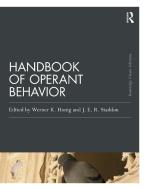 Handbook Of Operant Behavior edito da Taylor & Francis Ltd