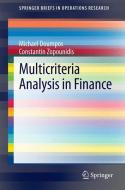 Multicriteria Analysis in Finance di Michael Doumpos, Constantin Zopounidis edito da Springer International Publishing