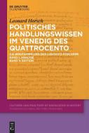 Politisches Handlungswissen im Venedig des Quattrocento di Leonard Horsch edito da de Gruyter Oldenbourg