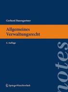 Allgemeines Verwaltungsrecht di Gerhard Baumgartner edito da Springer