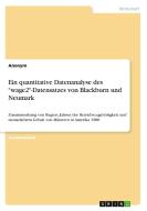 Ein quantitative Datenanalyse des "wage2"-Datensatzes von Blackburn und Neumark di Anonym edito da GRIN Verlag