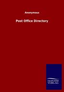 Post Office Directory di Ohne Autor edito da Salzwasser-Verlag GmbH