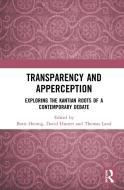 Hennig - Transparency And Appercept edito da Taylor & Francis