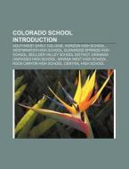 Colorado Schools: Thornton High School, di Books Llc edito da Books LLC, Wiki Series
