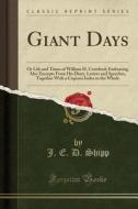 Giant Days di J E D Shipp edito da Forgotten Books