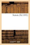 Statuts di Sans Auteur edito da Hachette Livre - Bnf
