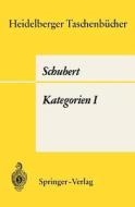 Kategorien I di H. Schubert edito da Springer Berlin Heidelberg