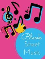 Blank Sheet Music: Music Staff Paper / Staff Paper / Musicians Notebook di Joyful Notebook edito da Createspace