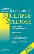 Multiple Sclerosis Dictionary edito da Taylor & Francis Ltd