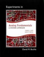 Lab Manual for Analog Fundamentals di Thomas L. Floyd, Toby Boydell, David M. Buchla edito da Pearson Education (US)