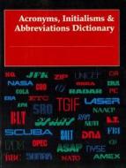 Acronyms, Initialisms & Abbreviations Dictionary: 4 Volume Set edito da Gale Cengage