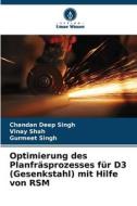 Optimierung des Planfräsprozesses für D3 (Gesenkstahl) mit Hilfe von RSM di Chandan Deep Singh, Vinay Shah, Gurmeet Singh edito da Verlag Unser Wissen