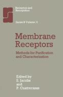 Membrane Receptors edito da Springer Netherlands