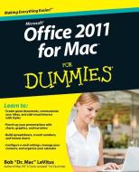 Office 2011 for Mac For Dummies di Bob Levitus edito da John Wiley & Sons
