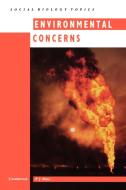 Environmental Concerns di Peter Alma edito da Cambridge University Press