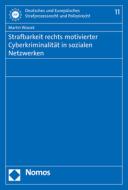 Strafbarkeit rechts motivierter Cyberkriminalität in sozialen Netzwerken di Martin Wiacek edito da Nomos Verlagsges.MBH + Co
